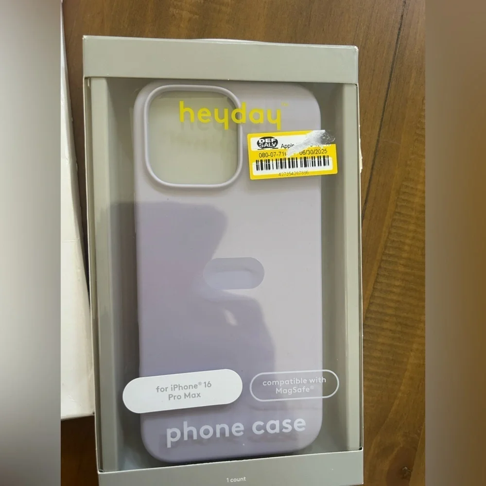 NIB Heyday Purple Phone Case for iPhone 16 Pro Max